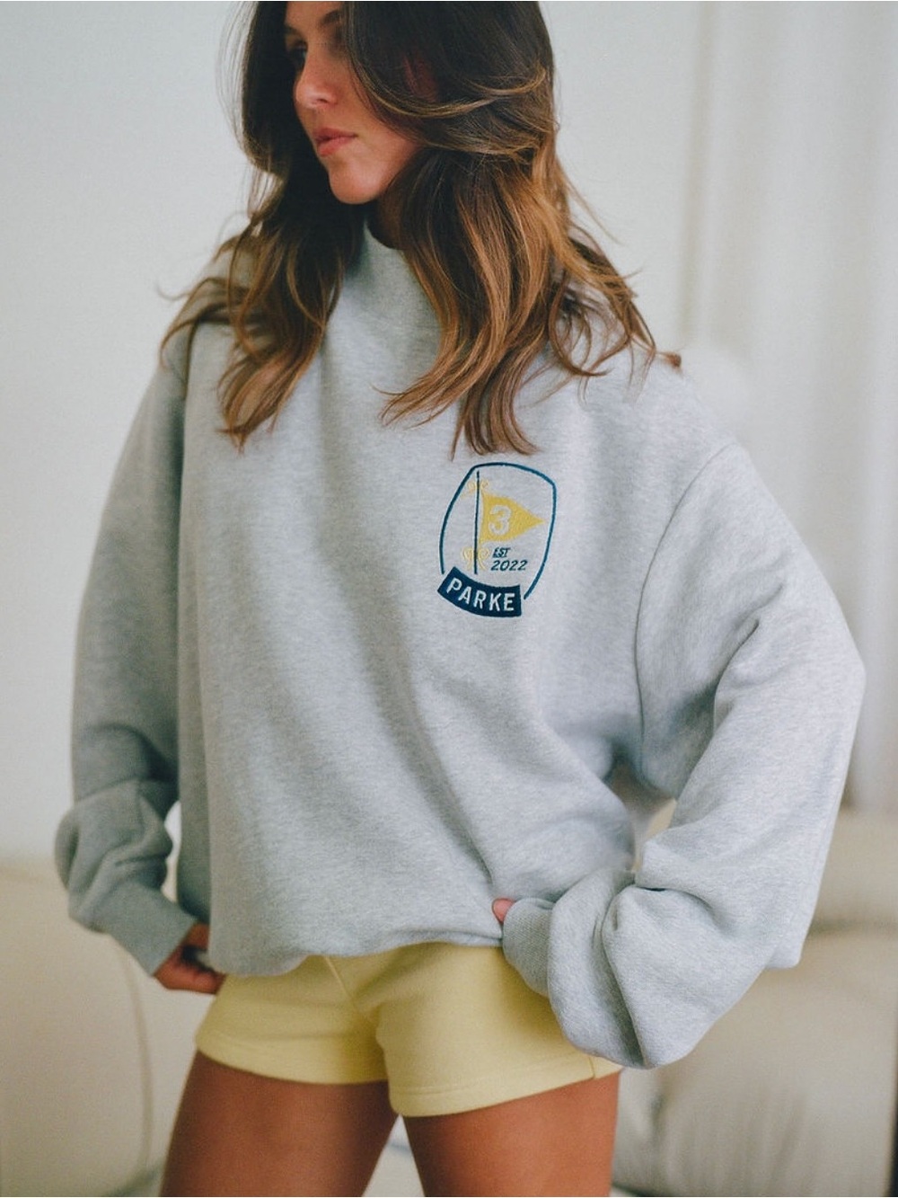 Parke Embroidered Birthday Mockneck